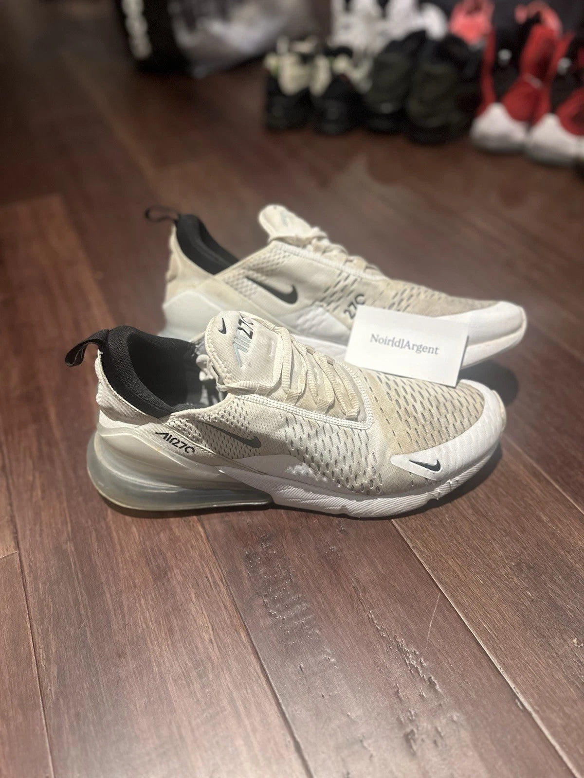 Nike Mens Air Max 270 White/Black Size 13