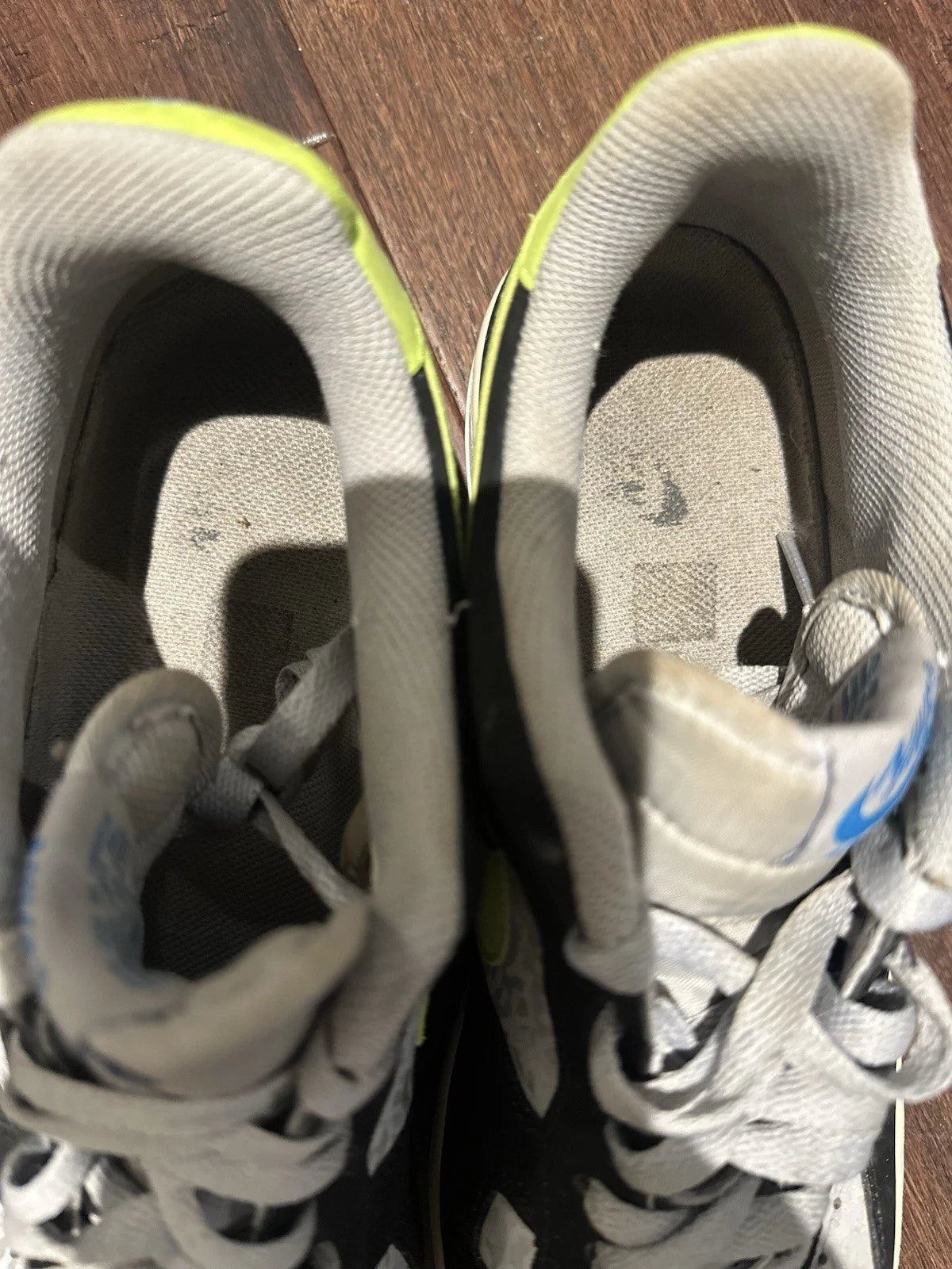 Nike Air Force 1 Reflective Silver Volt Size 10.5