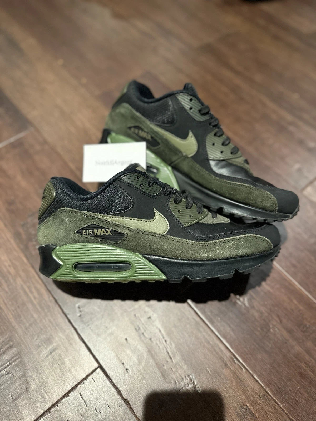 Nike Air Max 90 Leather Medium Olive Size 10.5