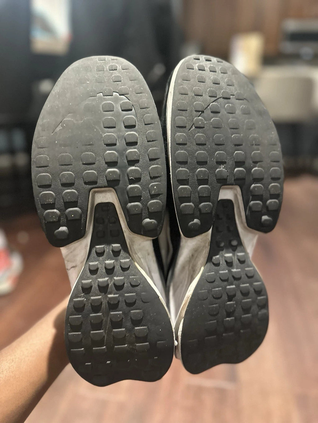 Nike D/MS/X Waffle Black White Size 14