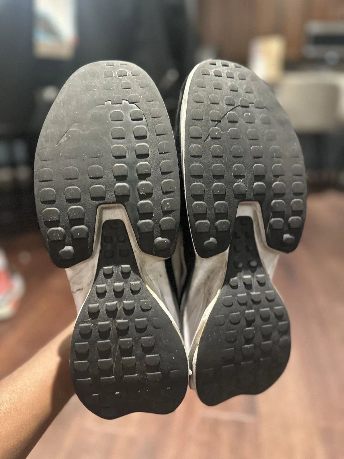 Nike D/MS/X Waffle Black White Size 14