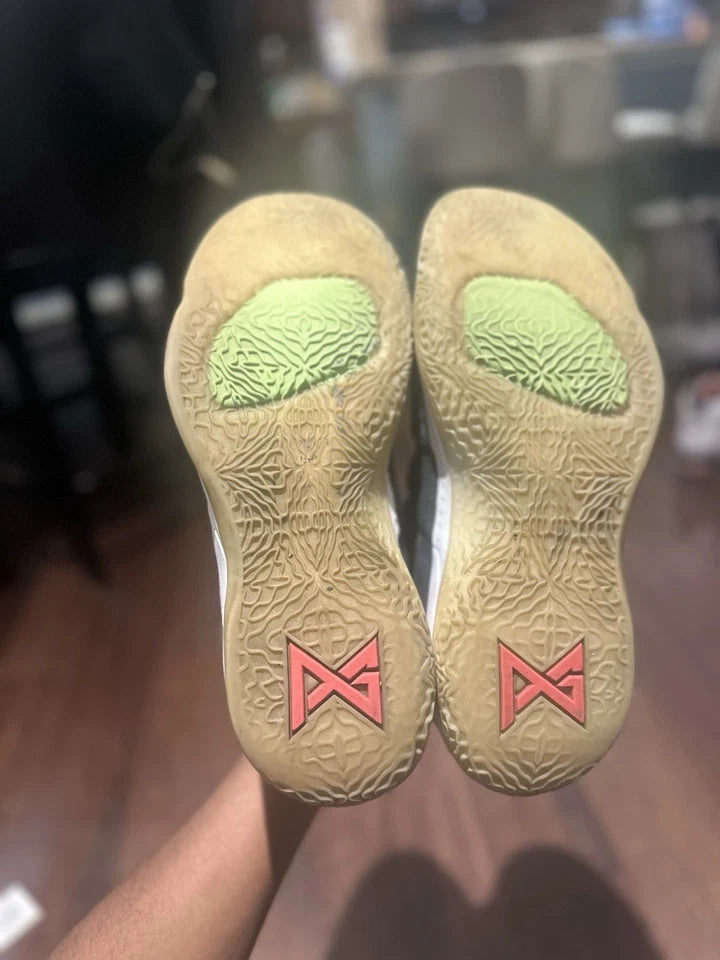 NIKE Air Zoom Paul George PG 2 Taurus Black Solar Red Size 14