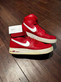 nike air force 1 high gym red perforated - 315121-606 - US 11