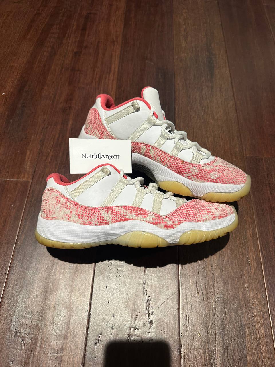 Jordan 11 Low Snakeskin Pink - AH7860-106 - US 10W
