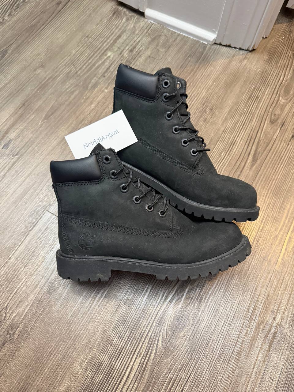 Kids Timberland 6' Boot Black - TIMBERLAND 6' BOOT - US 5.5