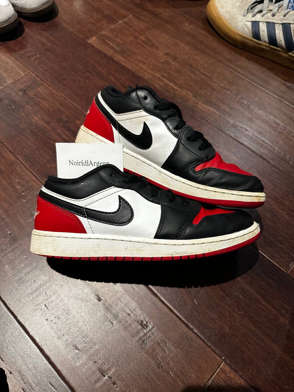 Jordan 1 Low Bred Toe - 553560-161 - US 5.5