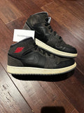 Jordan 1 Mid Black Gym Red Anthracite - 554725-018 - US 7