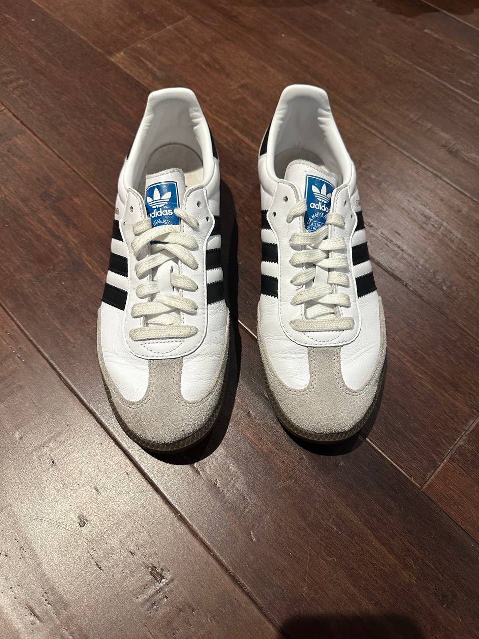 Adidas Samba Core White Core Black - B75806 - US 8.5