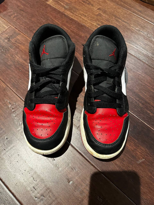 Jordan 1 Low Bred Toe - 553560-161 - US 5.5