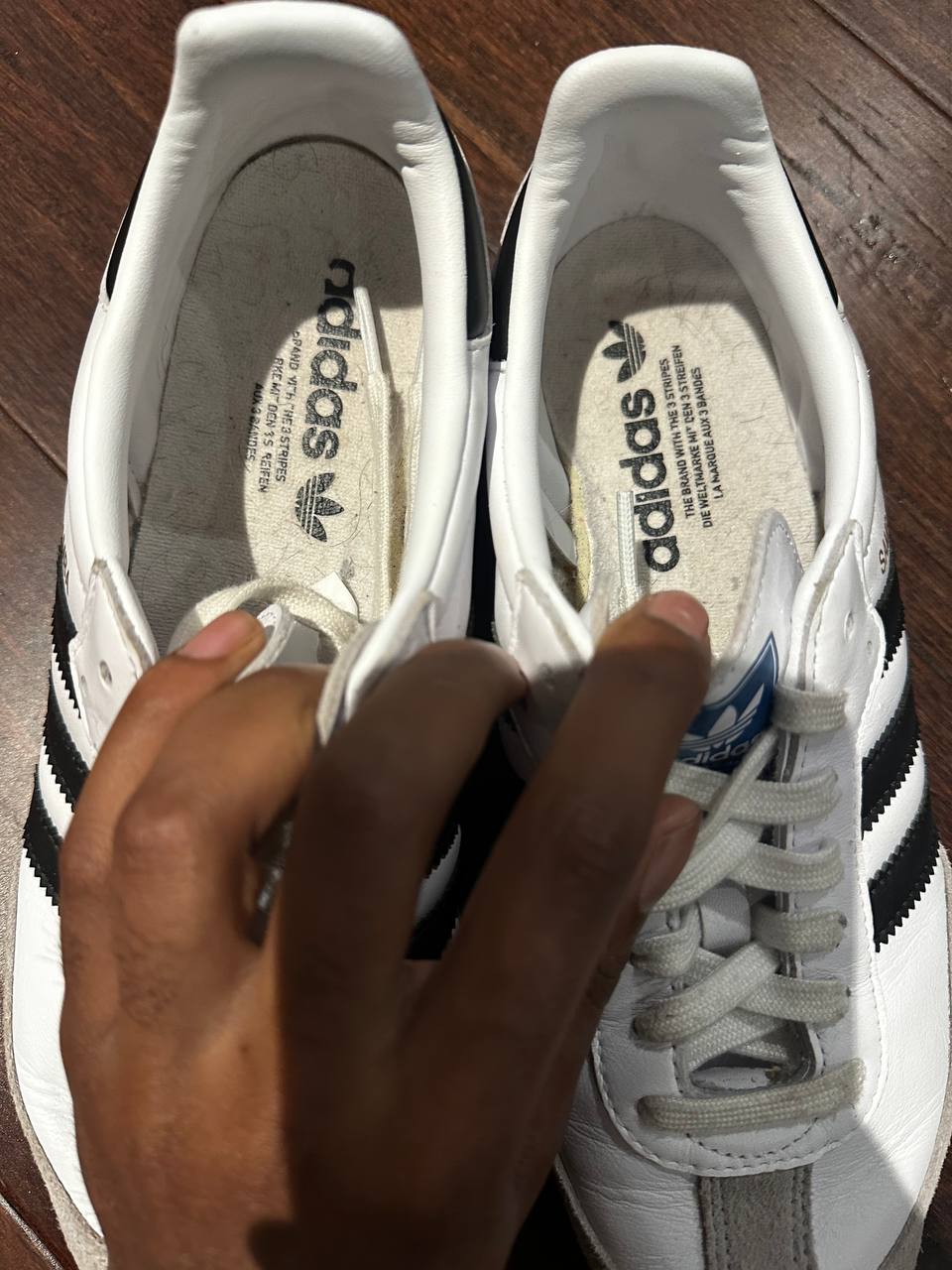 Adidas Samba Core White Core Black - B75806 - US 8.5