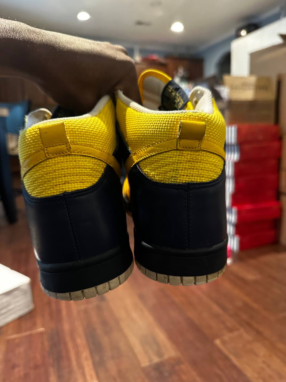 Nike Dunk High Golden State Warriors - 317982-771 - US 11