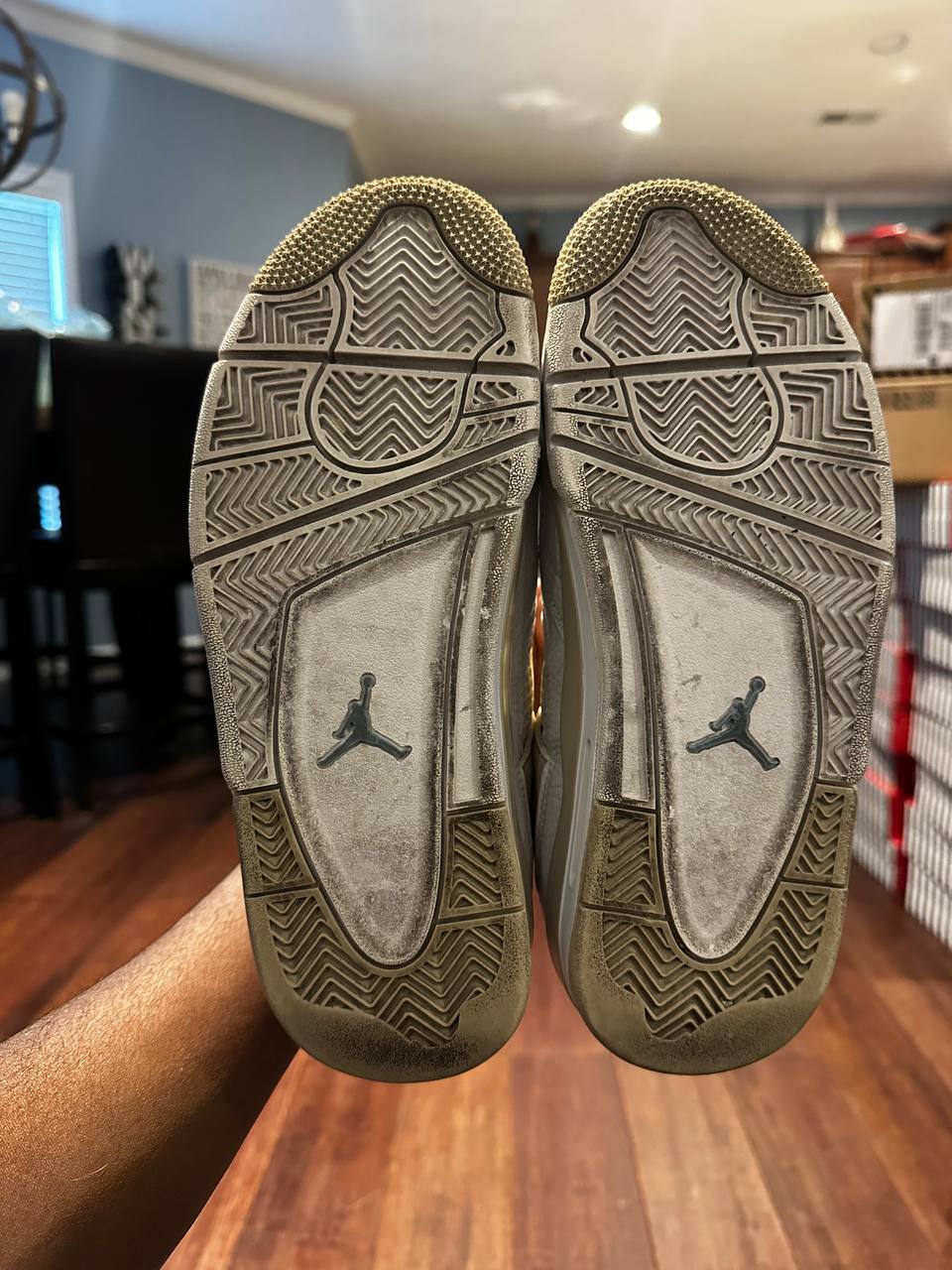 Jordan 4 Linen - 487724-118 - US 6.5