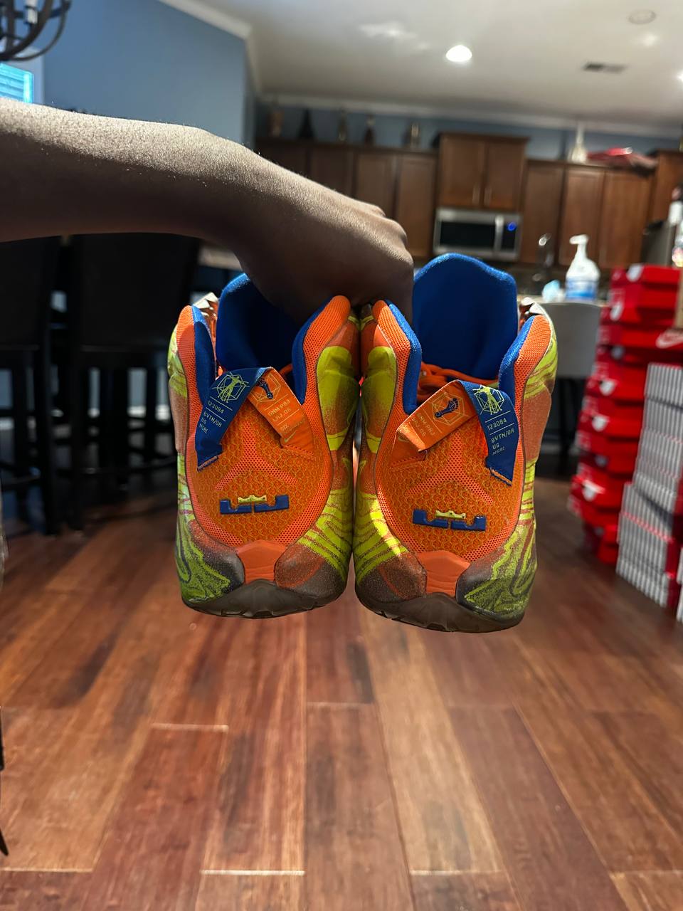 Nike Lebron 12 Six Meridians - 684593-870 - US 13